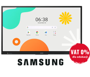 Samsung Monitor interaktywny WA65F, LH65WAFWLGCXEN 65 cali,  VAT 0% dla szkół.