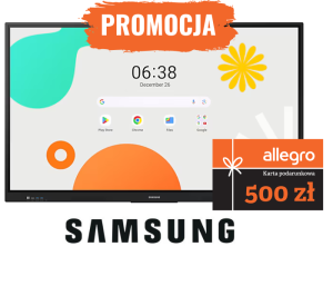 Monitor interaktywny Samsung   WA86F, LH86WAFWLGCXEN 86 cali, Android 14. VAT 0% dla szkół - dostępny od ręki